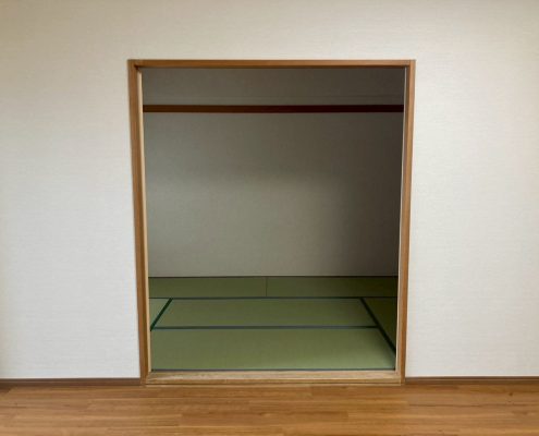 東京都大田区のマンションで施工した和室の畳張り替え工事後の様子